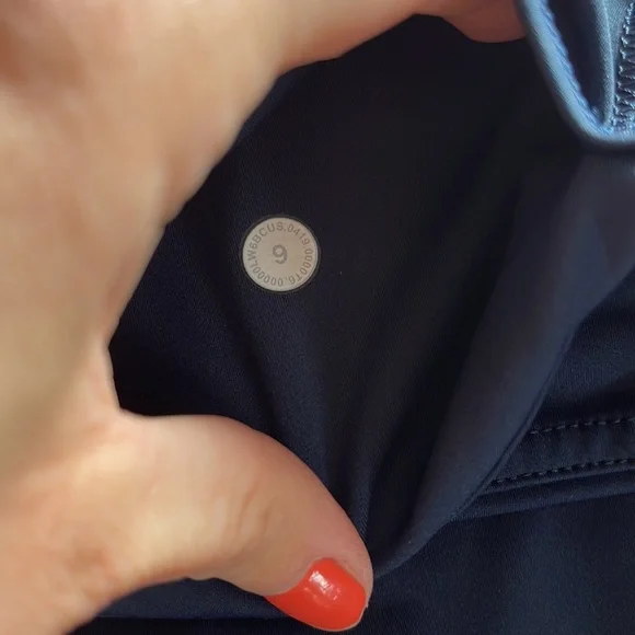 Lululemon Fast & Free Crop II 19” Non-Reflective In True Navy Size 6 - Picture 8 of 11